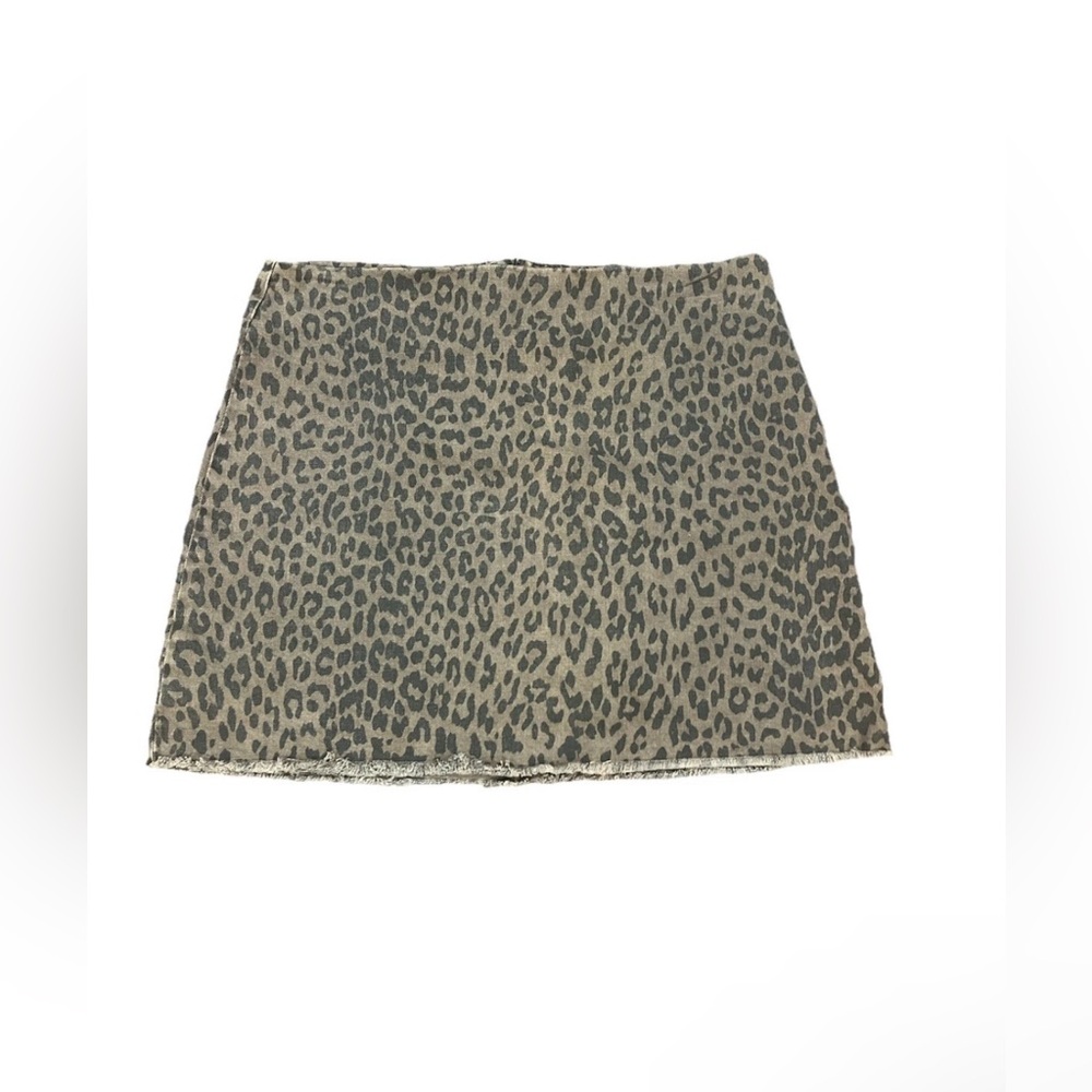 Pistola Animal Print Mini Skirt